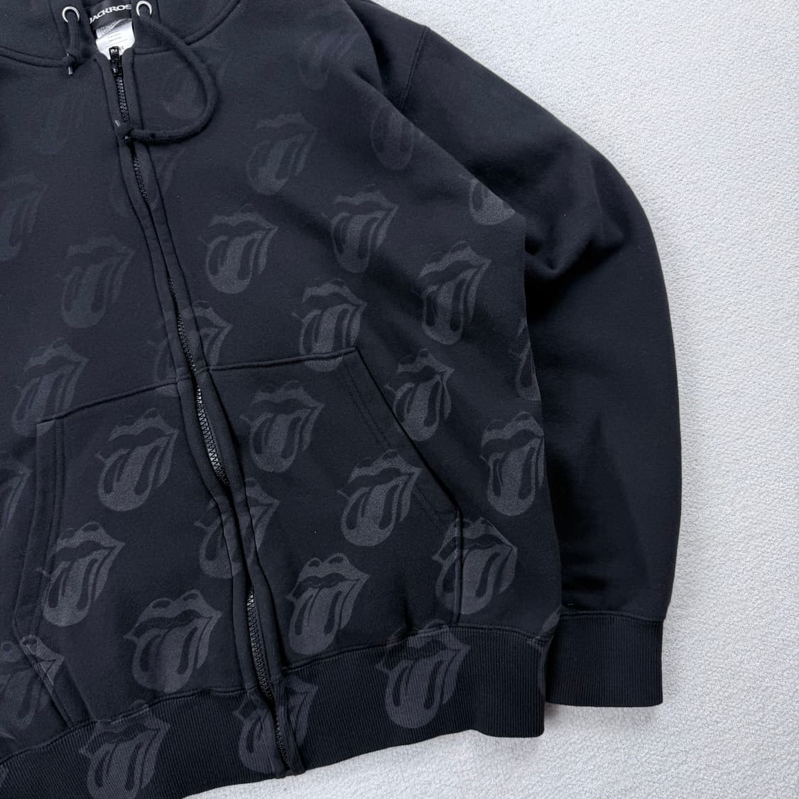 Jackrose x rolling stones 라인스톤&그래픽 후드집업 상품이미지5
