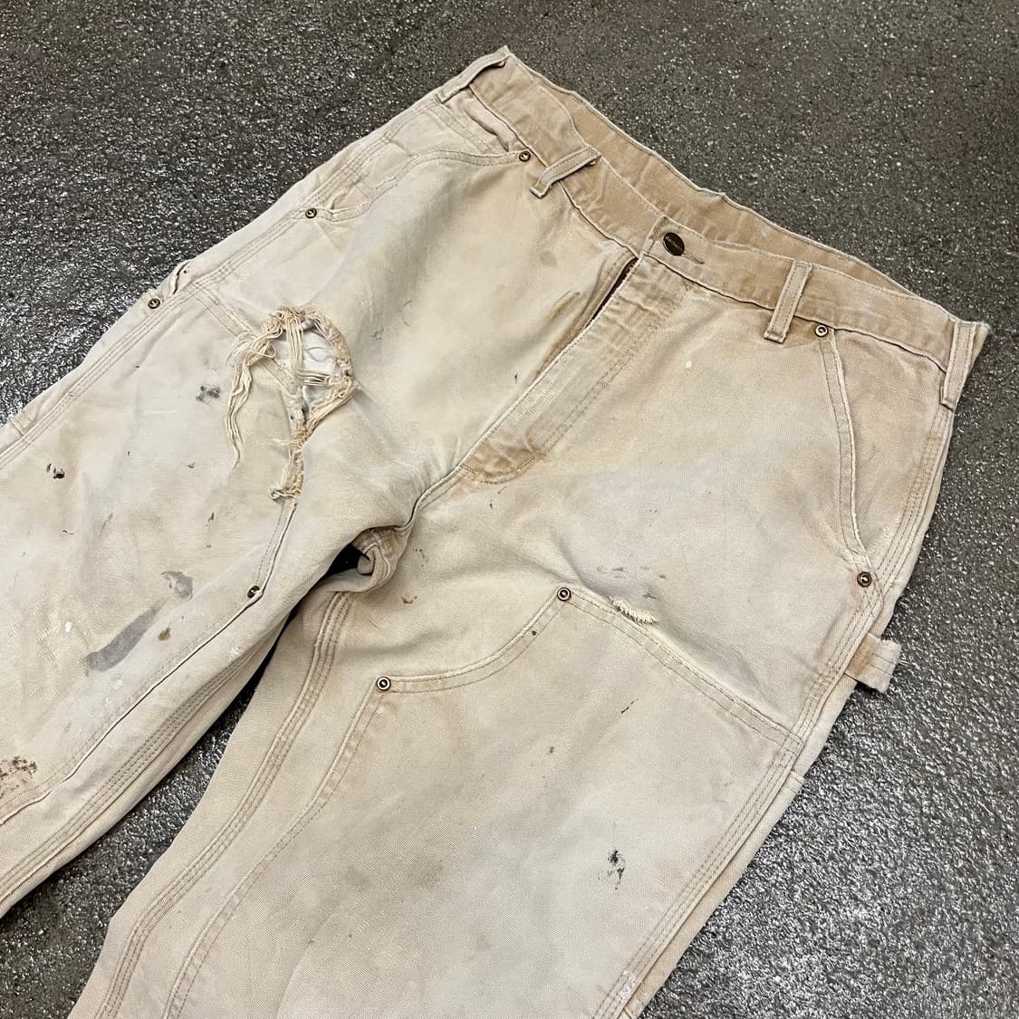 Carhartt 데미지 더블니 워크 팬츠 (33“) 상품이미지4