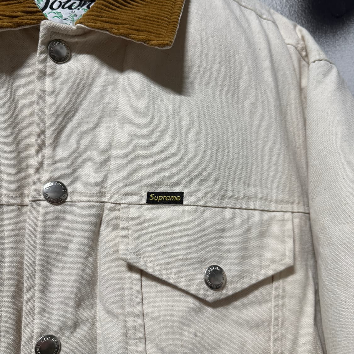 FW22 슈프림 x 쇼트 캔버스 덕 다운 트러커 자켓 상품이미지4