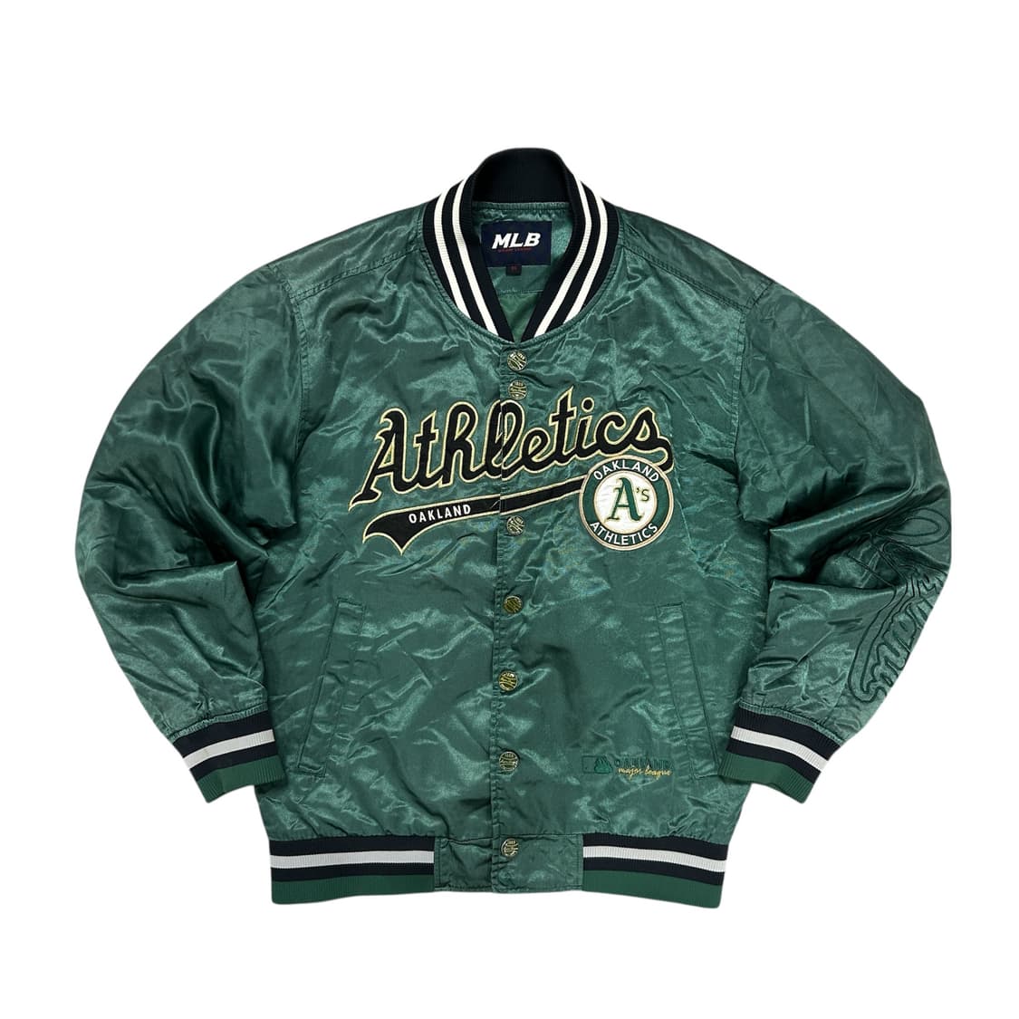 MLB 오클랜드 나일론 베이스볼 자켓(95) 상품이미지1