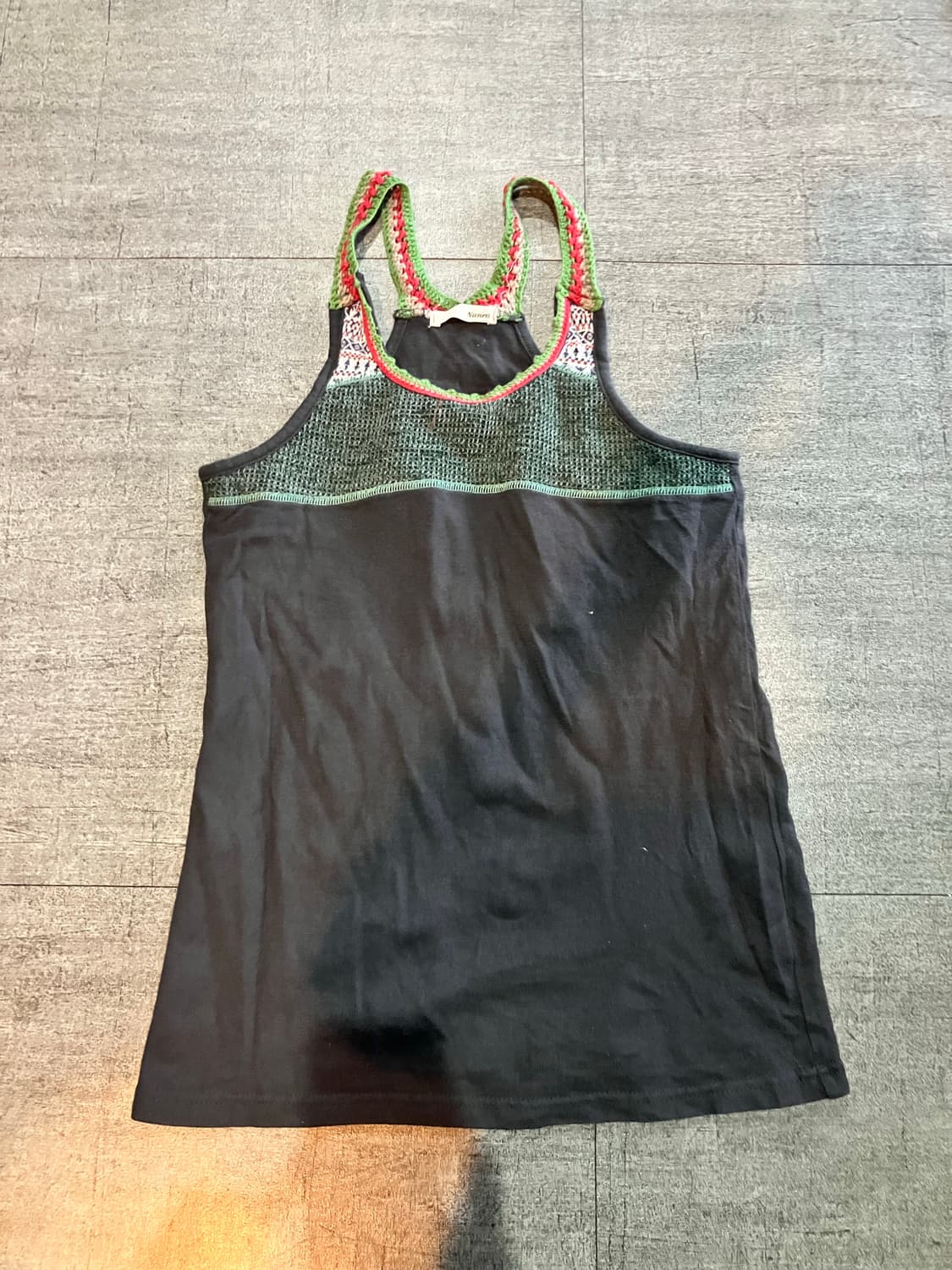 일본빈티지 Nanea 하구미모리걸 달천깔페어리 보헤미안 슬리브리스나시탑 상품이미지1