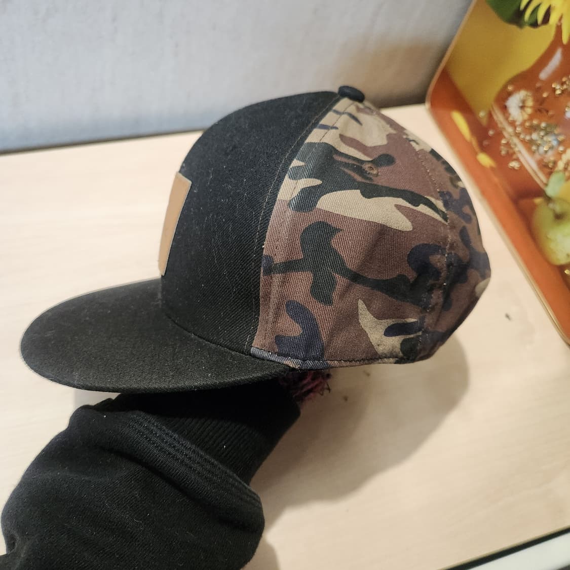 Forestland 카모 캡 | 레더 패치 포인트 볼캡 상품이미지4