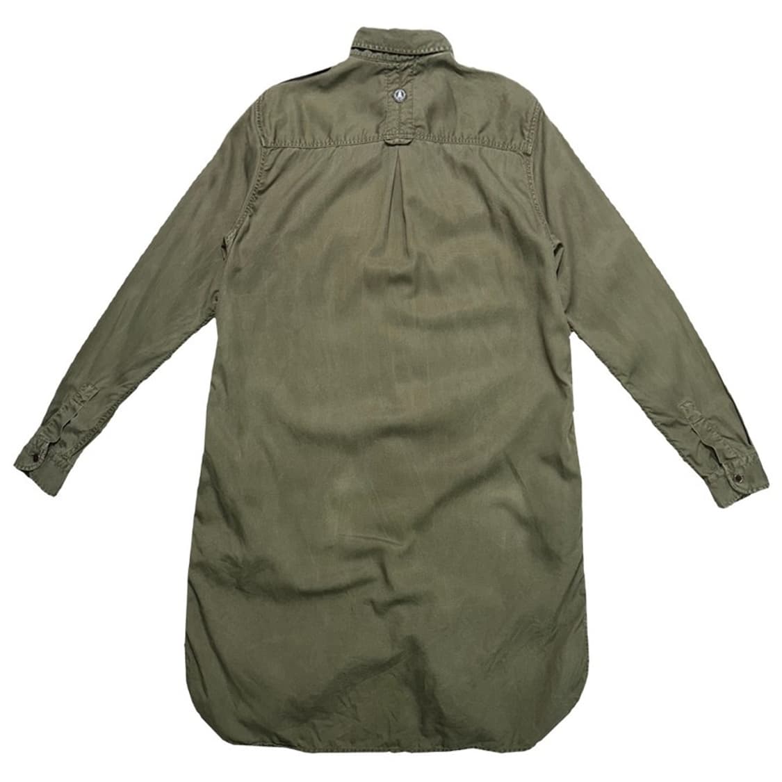 바버 카키 셔츠 원피스 UK 10 상품이미지8