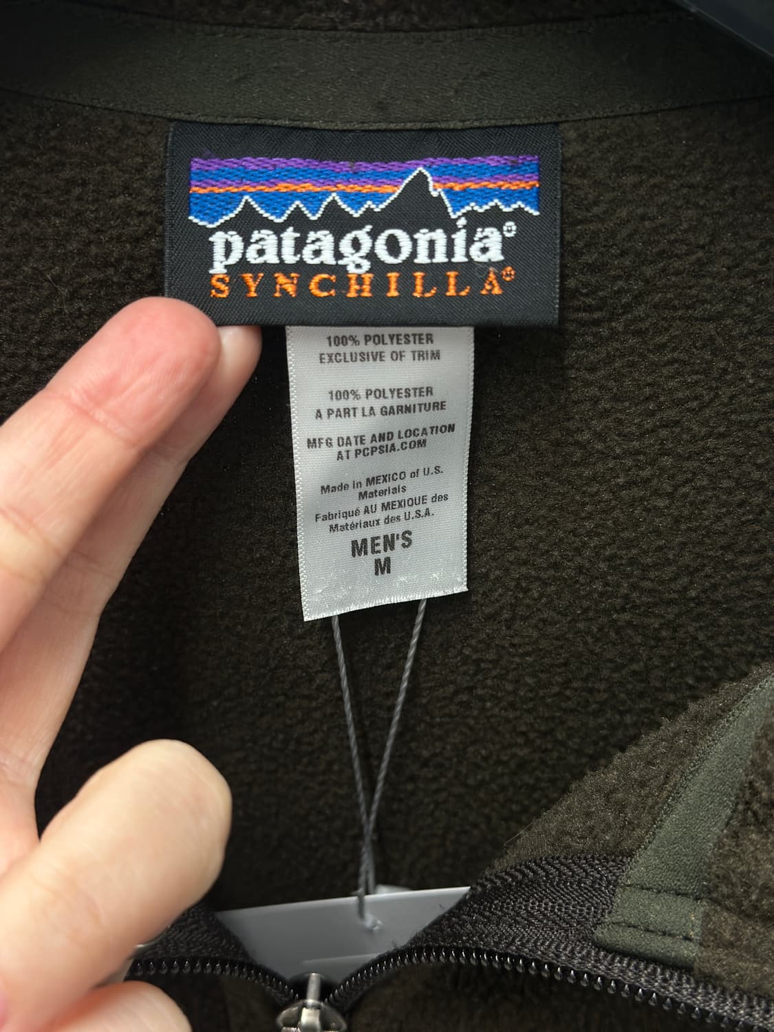 파타고니아 신칠라 카키브라운 마수피얼 플리스 상품이미지8