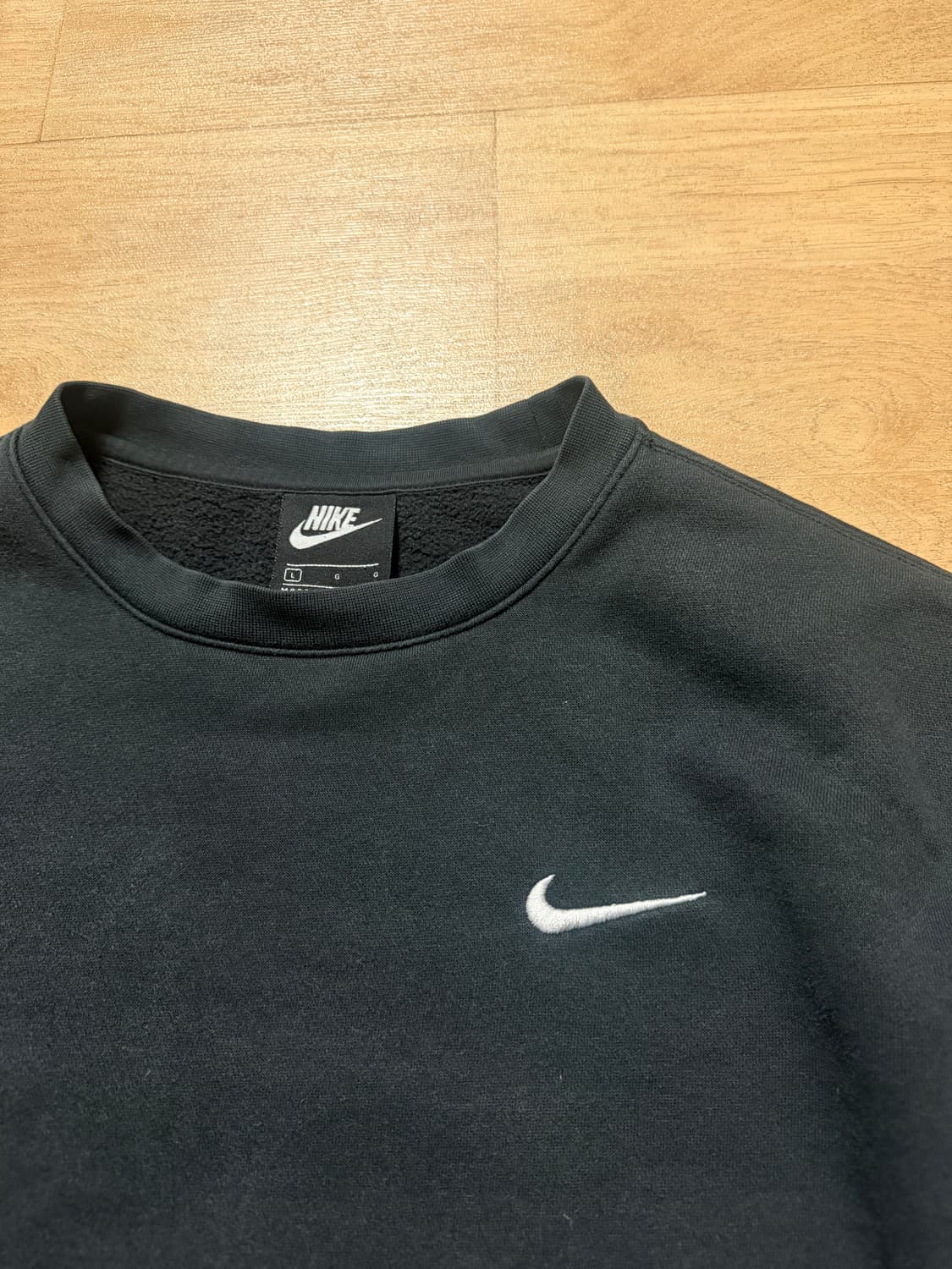 나이키 맨투맨 L 블랙 상품이미지2