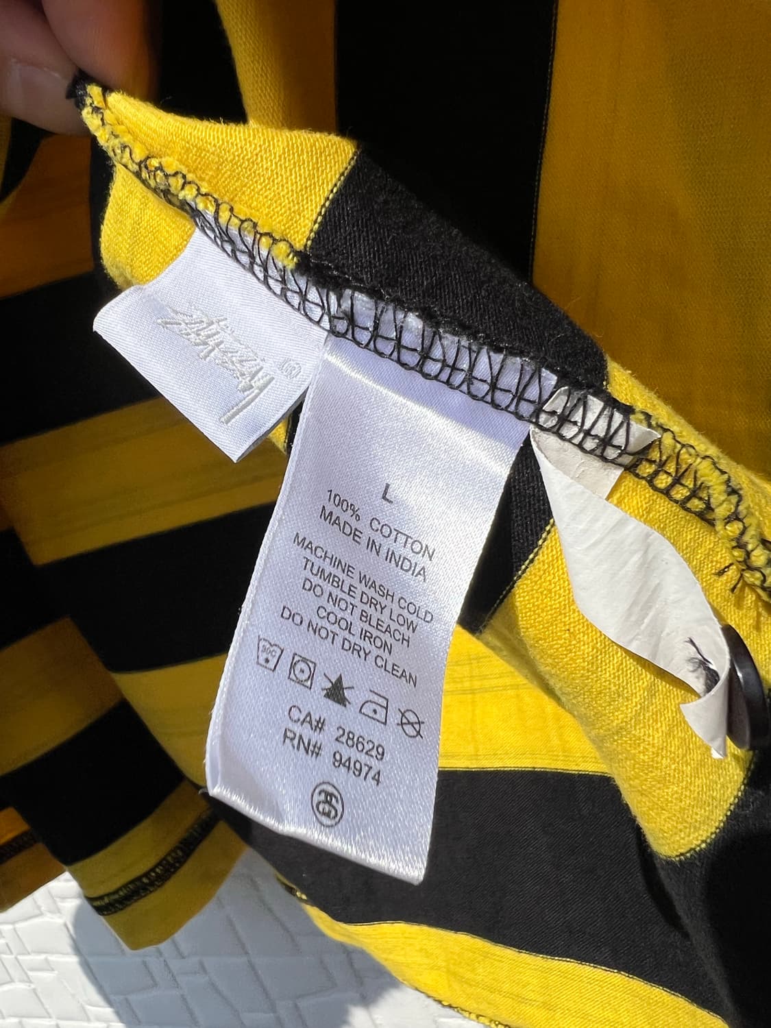 스투시 럭비티 L 상품이미지5