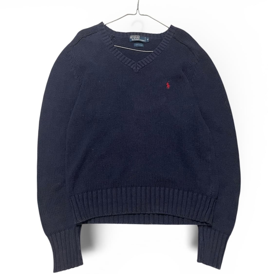 폴로 레드포니 네이비코튼 니트 (표기s 55-66추천) 상품이미지1