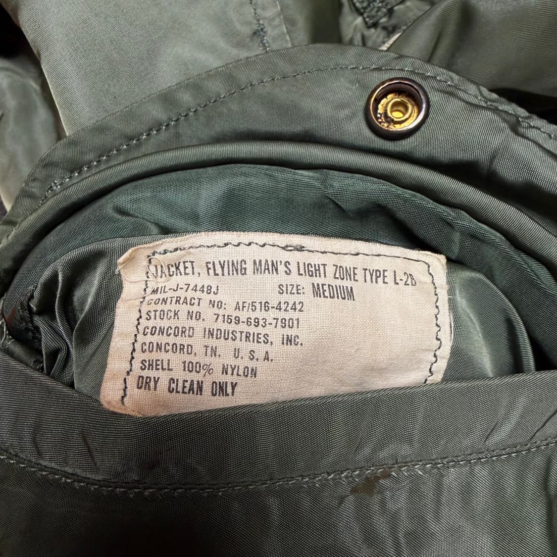 70s US ARMY L-2B 항공점퍼 상품이미지3
