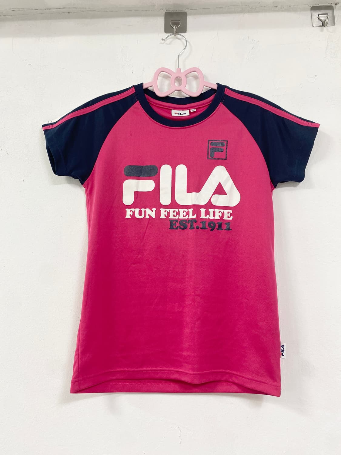 FILA PINK LOGO T-SHIRT 상품이미지2
