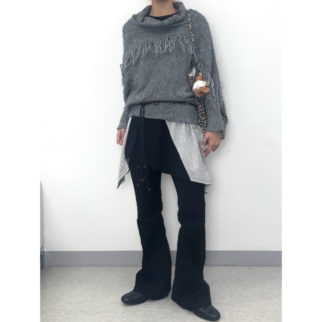 빈티지 레이어드 이너 반팔 원피스 상품이미지3