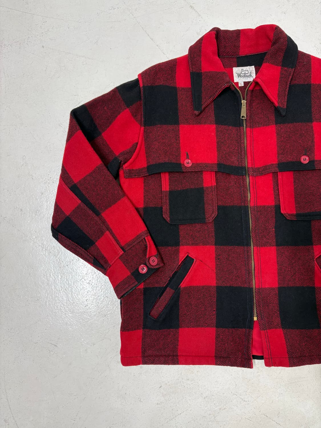 70's Woolrich Buffalo Mackinaw Cruiser   상품이미지2