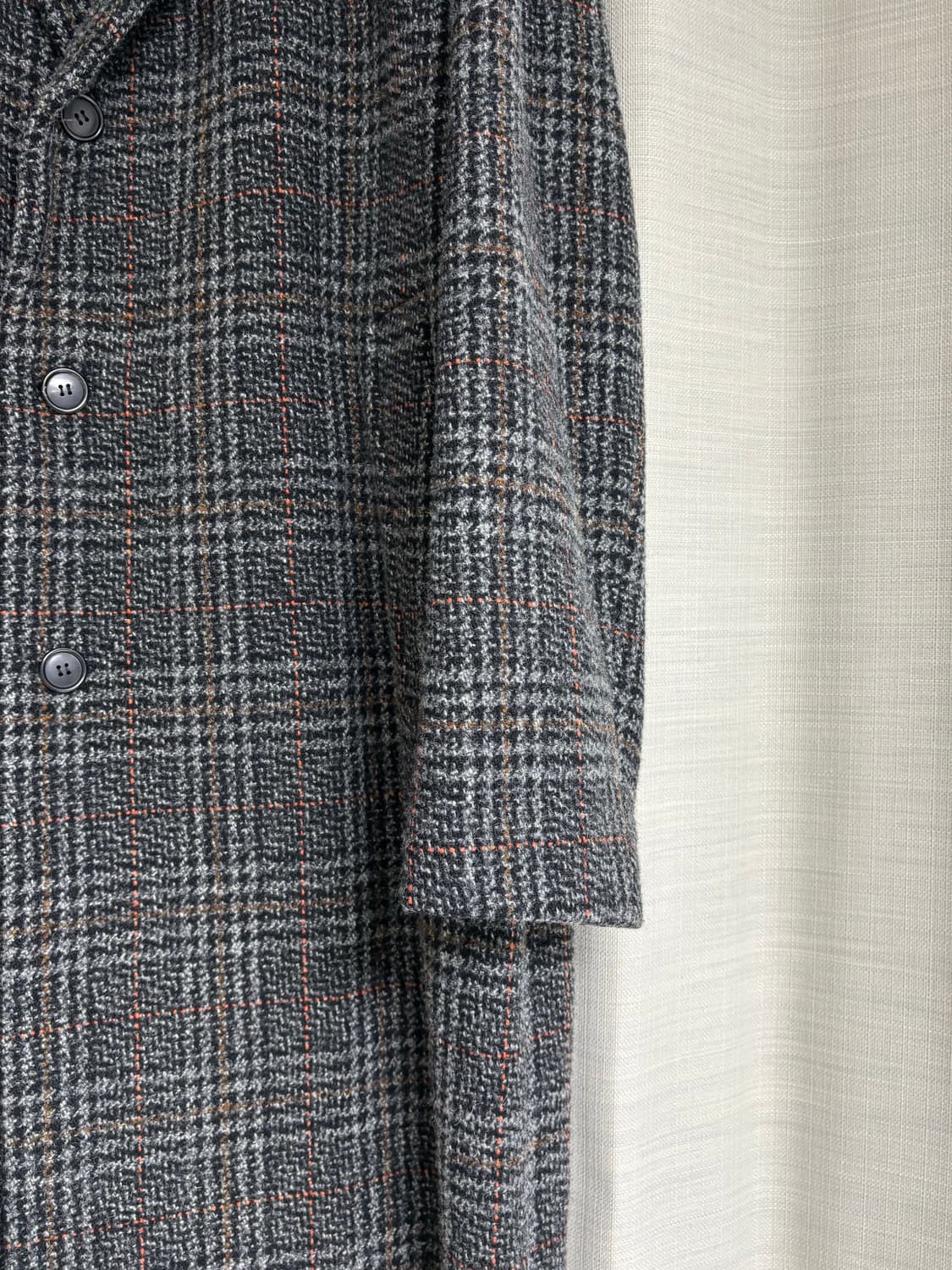 솔리드옴므 체크 싱글코트 52 상품이미지4