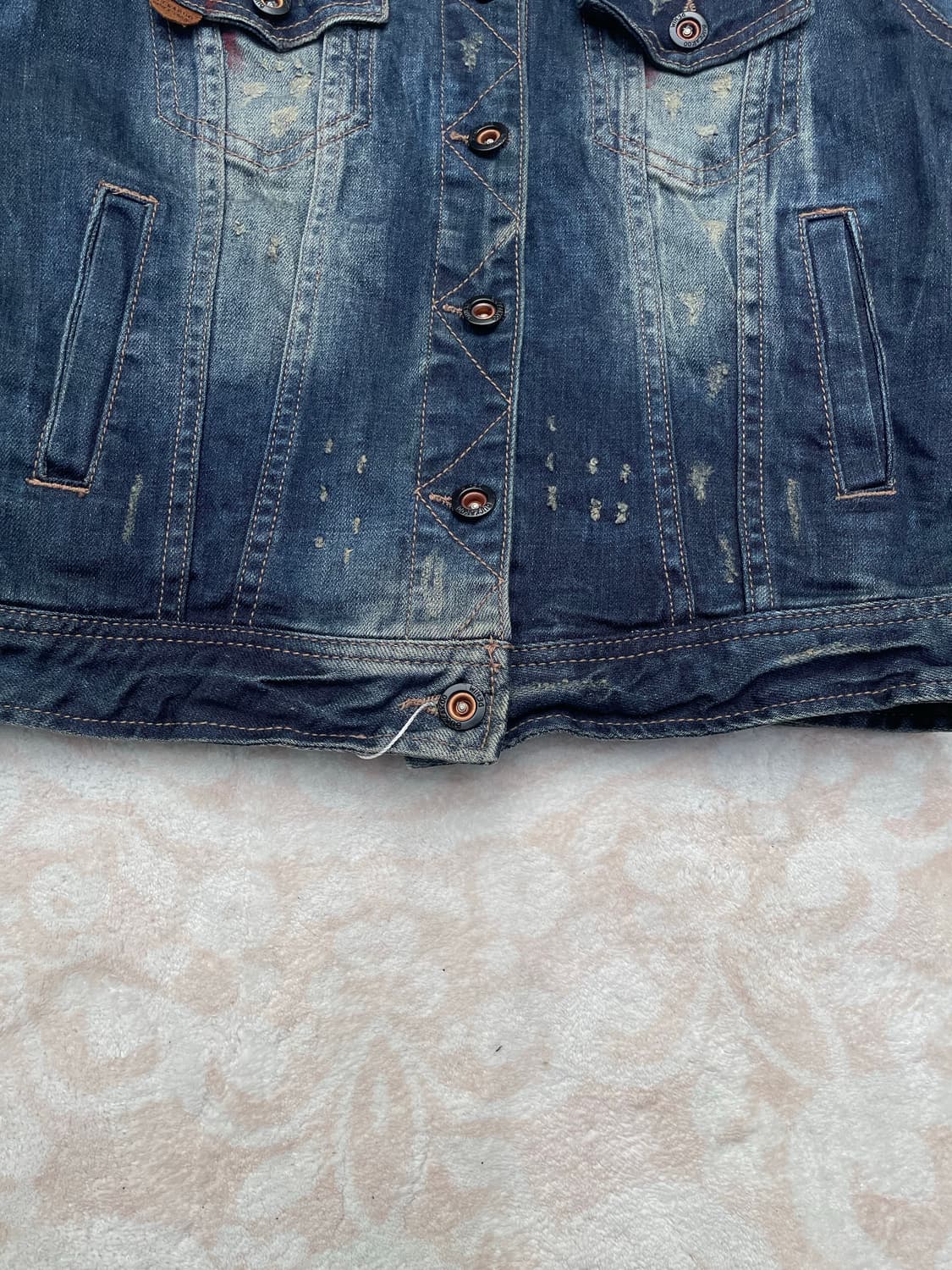 BUCKAROO y2k Distressed Denim Jacket 상품이미지3