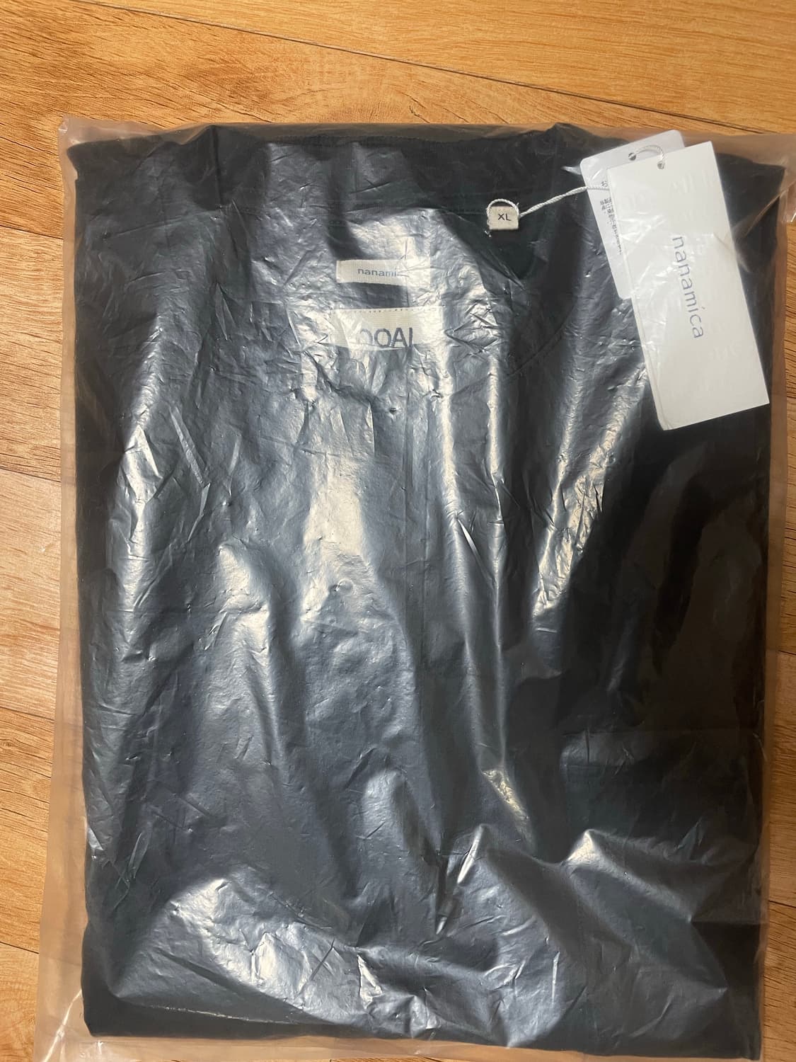 나나미카 OOAL 롱슬리브 포켓 긴팔 티셔츠 차콜 상품이미지8