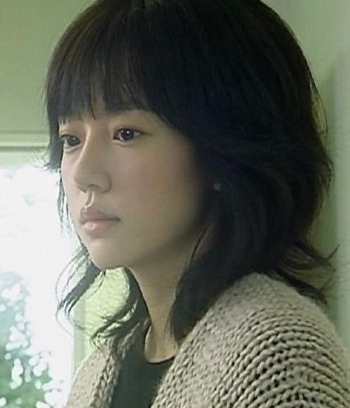 일본 빈티지 모리걸 그레이 프릴 니트 상품이미지2