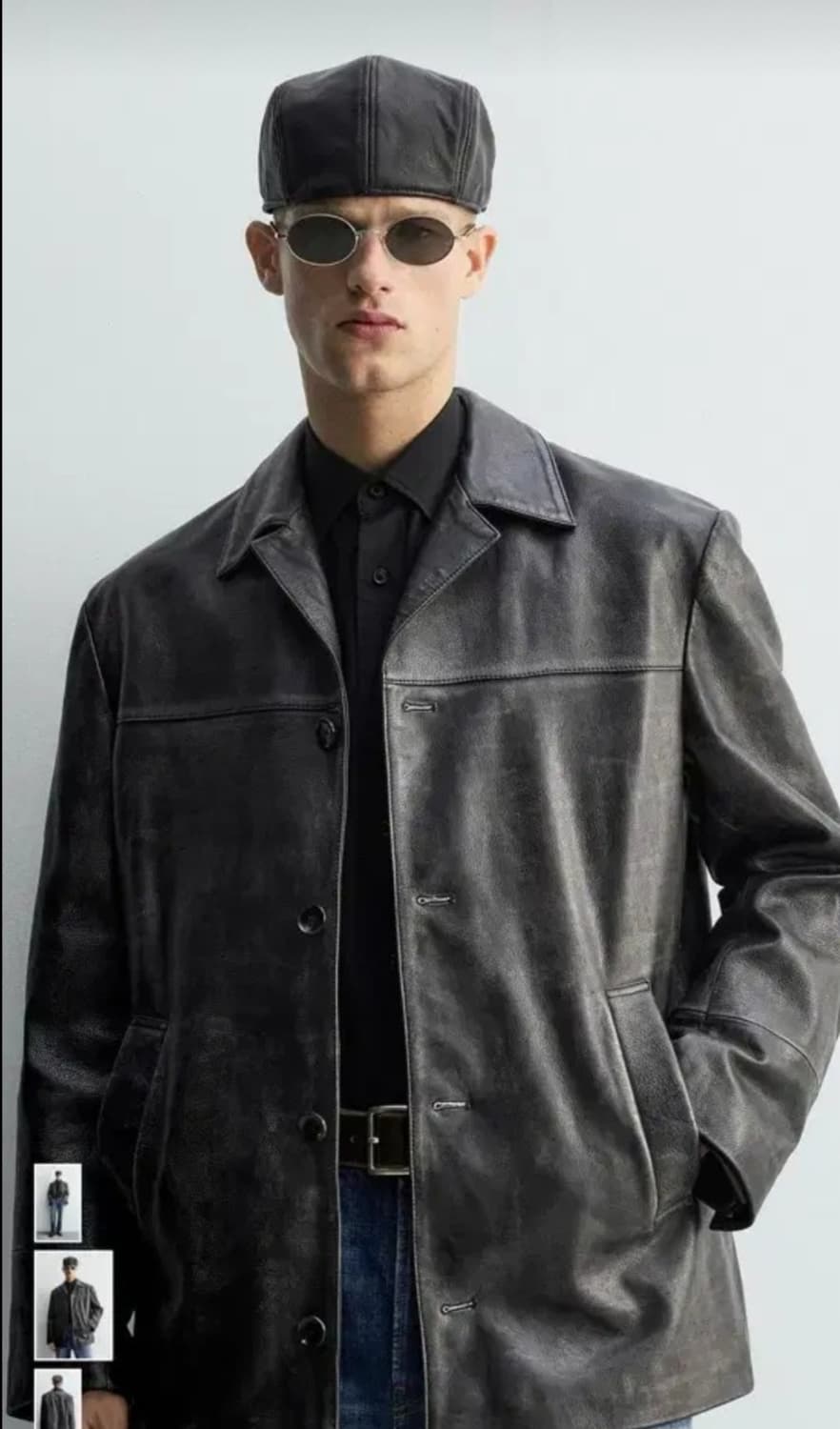 자라 80s아카이브 리미티드 에디션 카프스킨 카코트 L (새상품) 상품이미지1