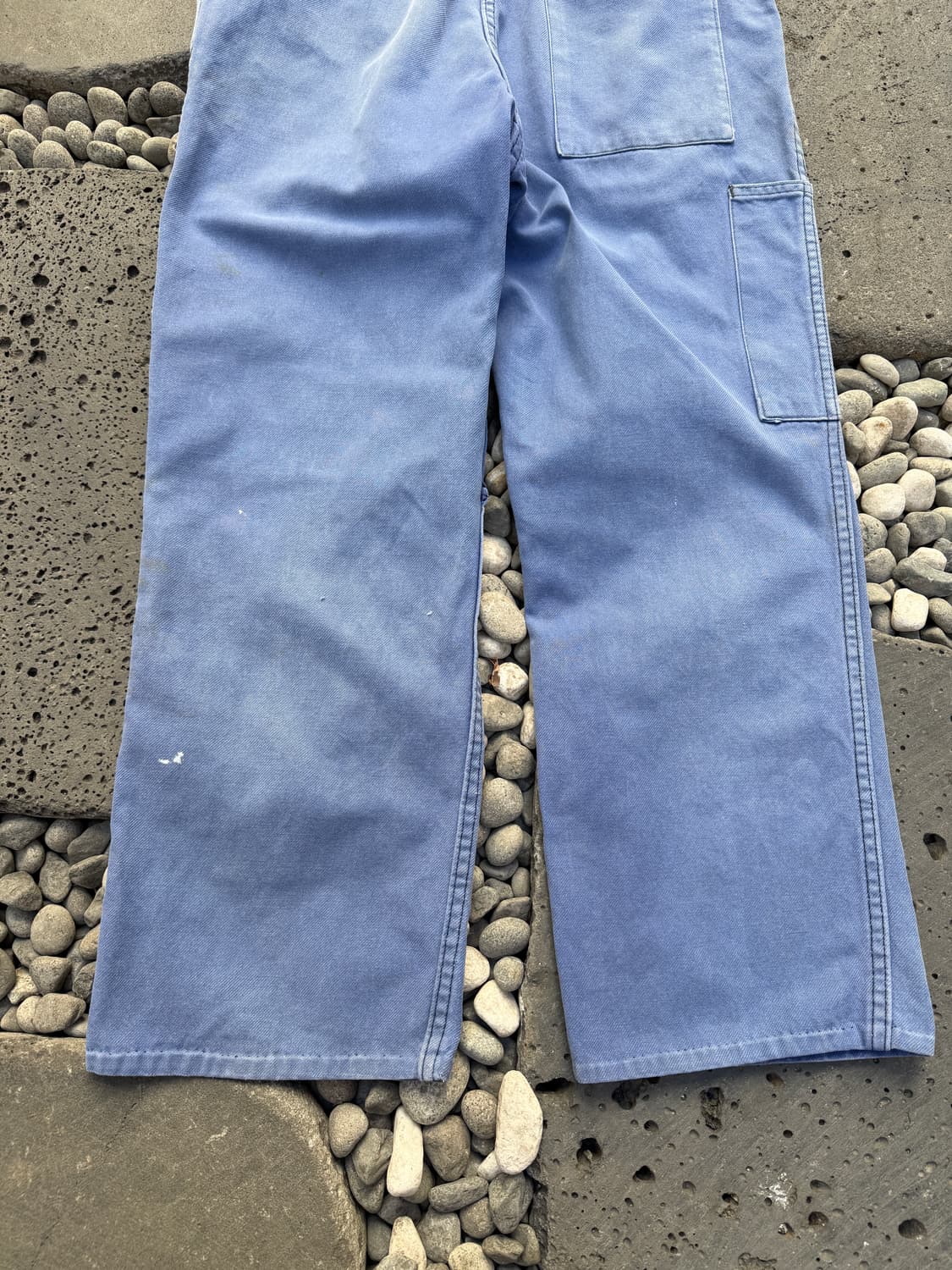 FADED WASHED BLUE PATCHWORK OLD 프렌치워크팬츠 상품이미지9
