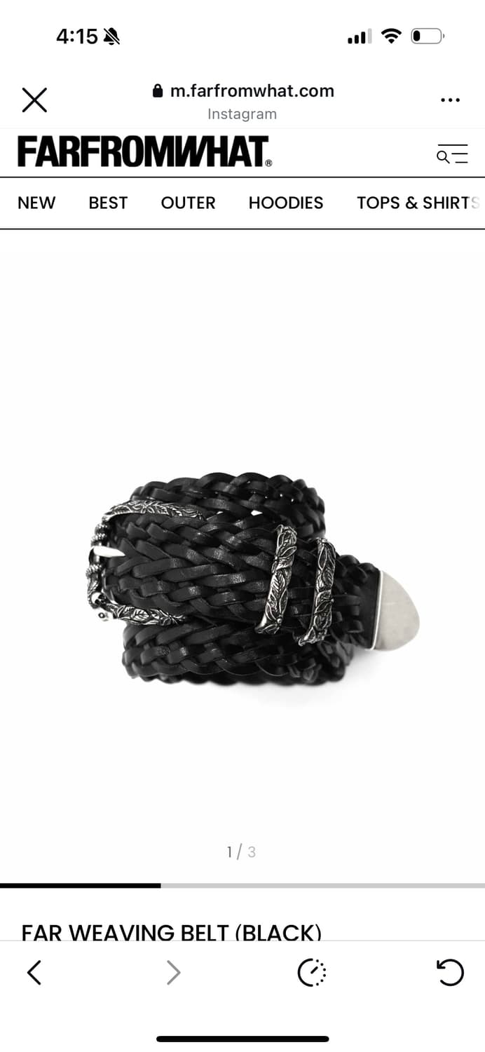 파프롬왓 파 위빙 벨트 os 상품이미지1