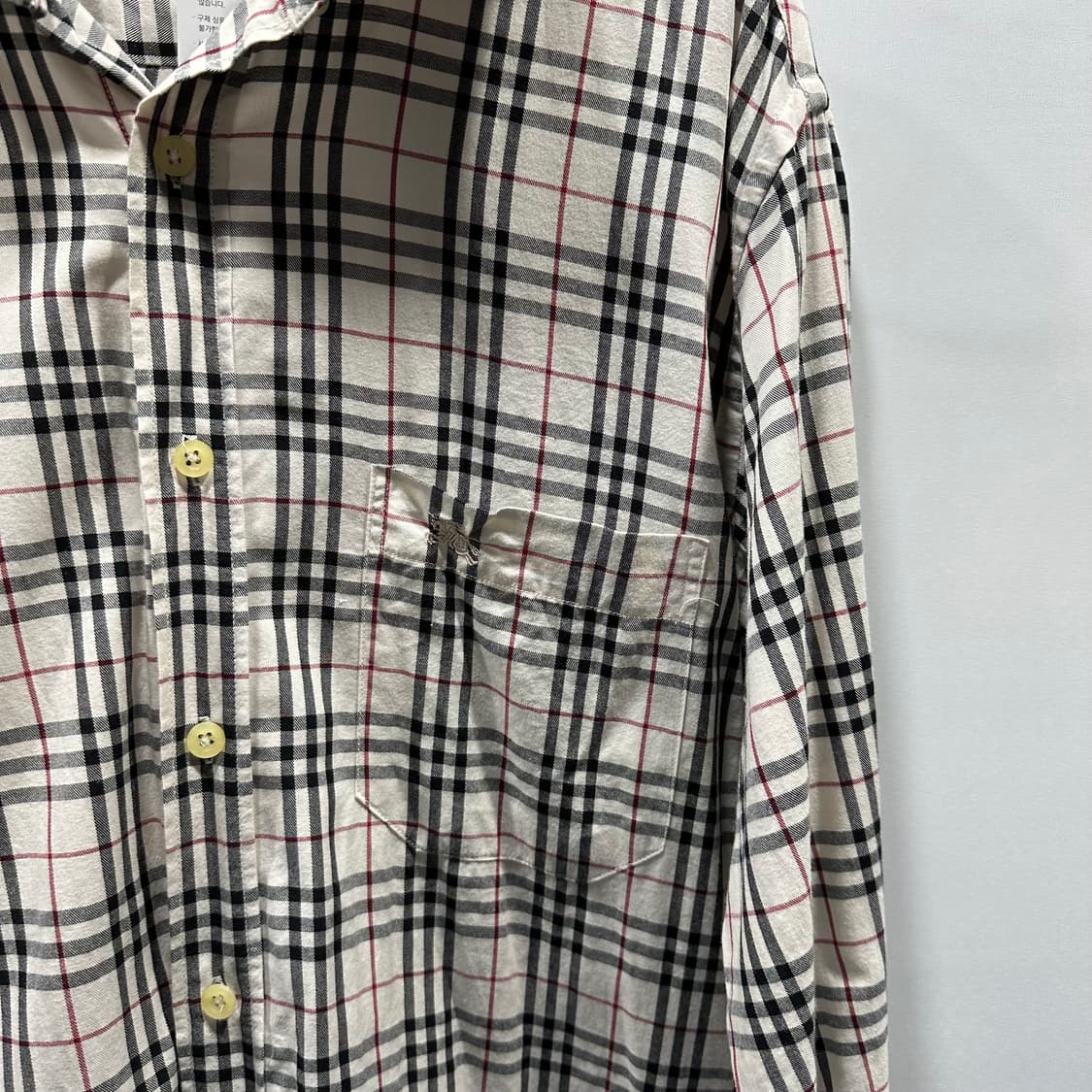 버버리 체크 셔츠 상품이미지4