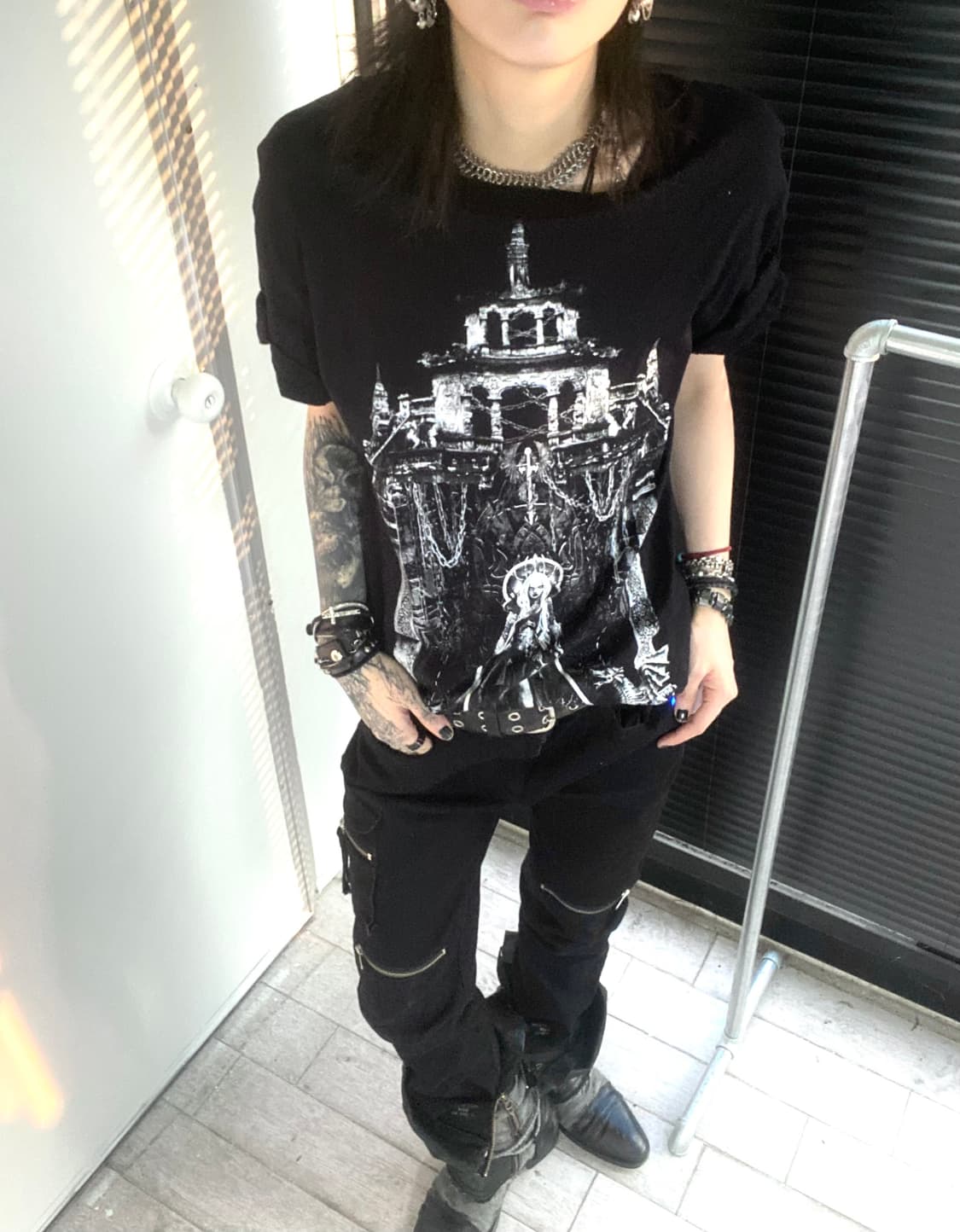 widow punk gothic 1/2 shirts 상품이미지1