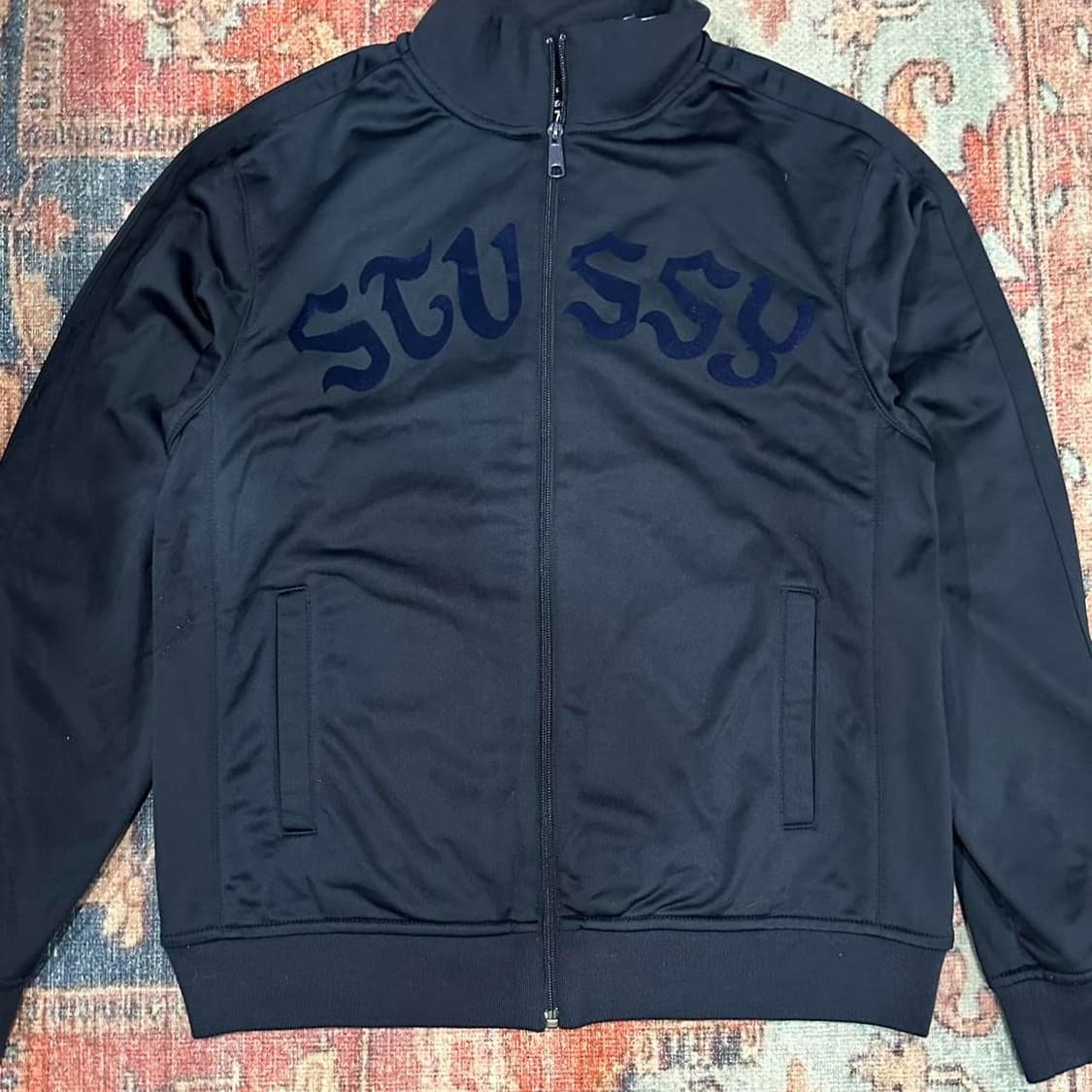 레어 스투시 스펠 트랙 자켓 상품이미지1