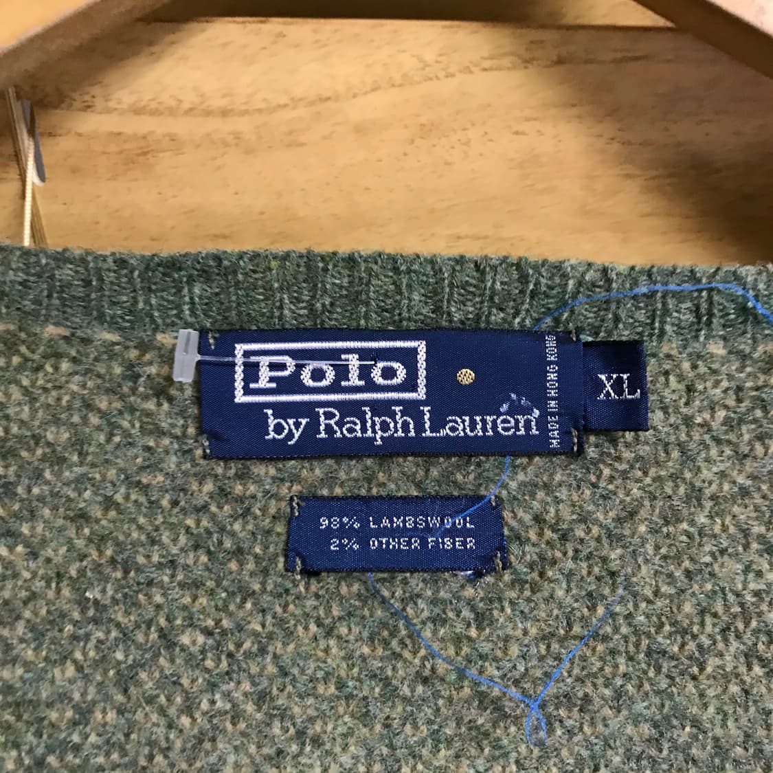 폴로 랄프로렌 90s 홍콩판 세이지그린 니트 상품이미지3