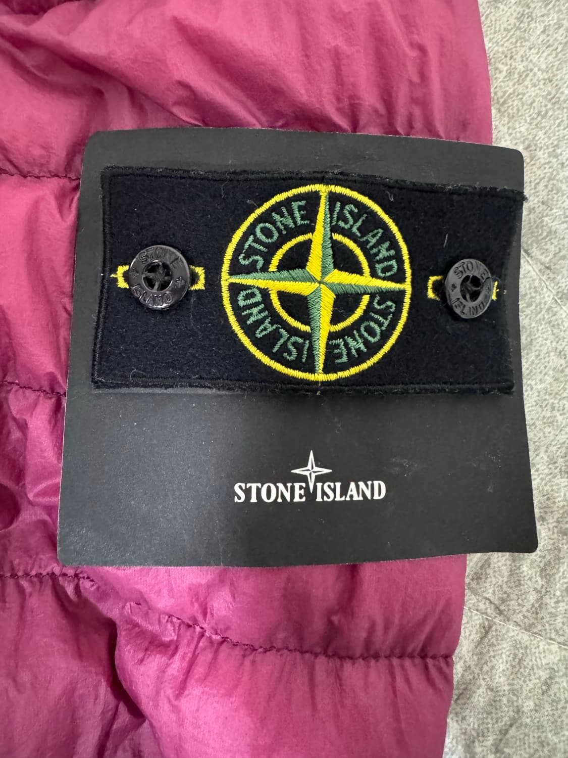 스톤아일랜드 마이크로얀 경량다운패딩 XL(핑크)(새상품)(크링클랩스X) 상품이미지9