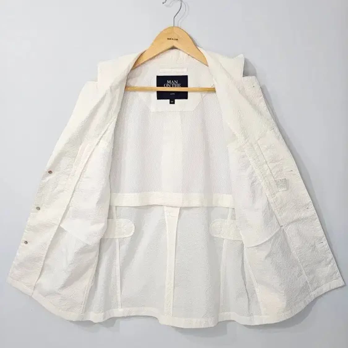 MAN ON THE BOON 맨온더분 린넨 셔츠자켓 50 상품이미지7