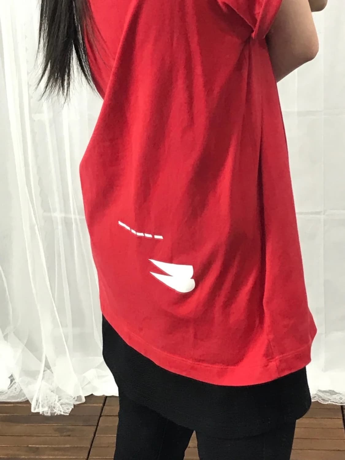 Nike Red Multi Swoosh Graphic Tee 상품이미지2