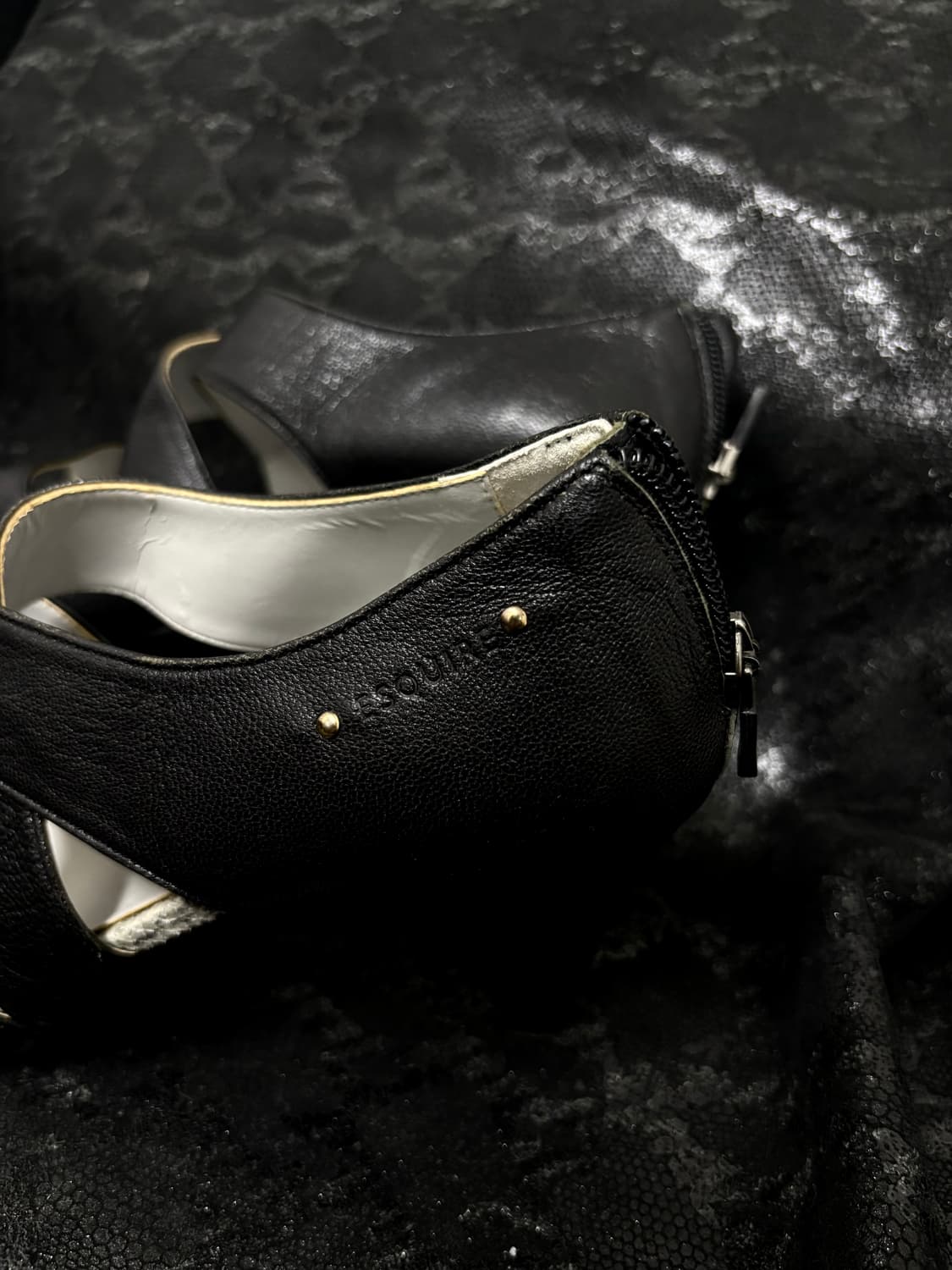 “ESQUIRE” 00’s Python Pattern wedge heel 상품이미지7