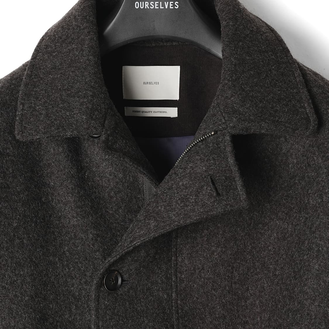 24fw 아워셀브스 멜톤울 mk3 코트 브라운 상품이미지2