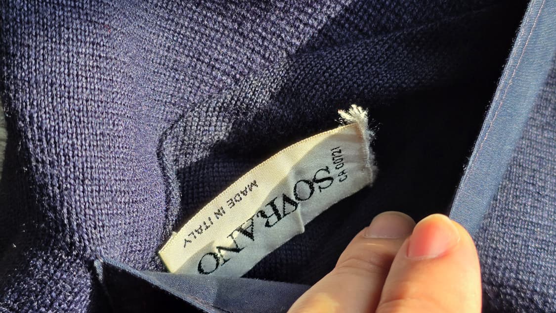 레어) 이태리  리버시브 블루종 자켓 윈드브레이커 XXL 상품이미지9