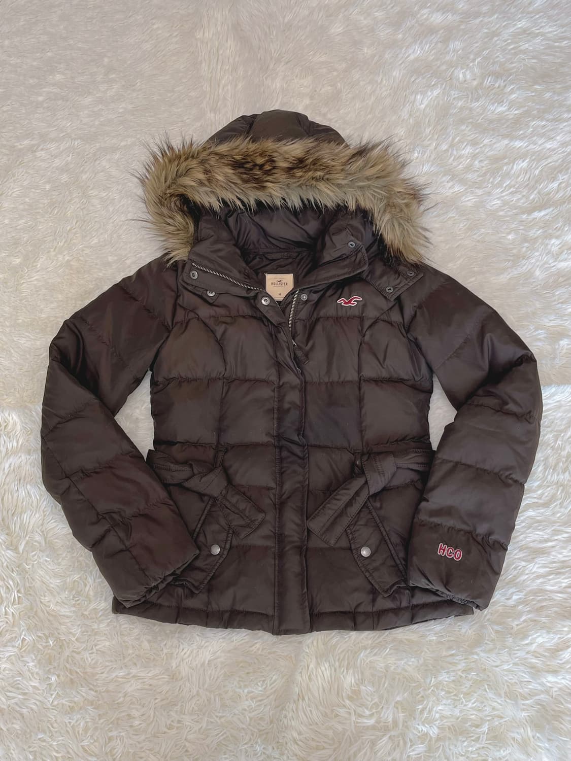 유일매물 대대장템) 곰돌이깔 울프죠 홀리스터 패딩 상품이미지1