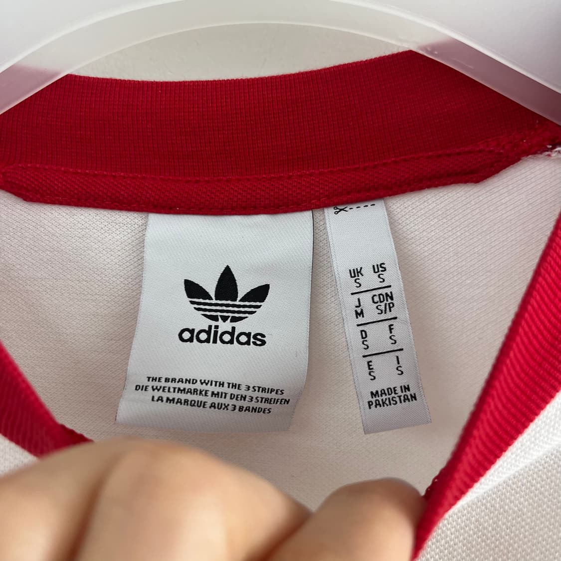 아디다스 레드 화이트 나그랑 롱슬리브 긴팔티 상품이미지5