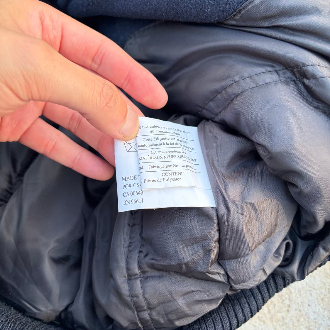 00s CANADA 빈티지 울 바시티 자켓 2XL 상품이미지9