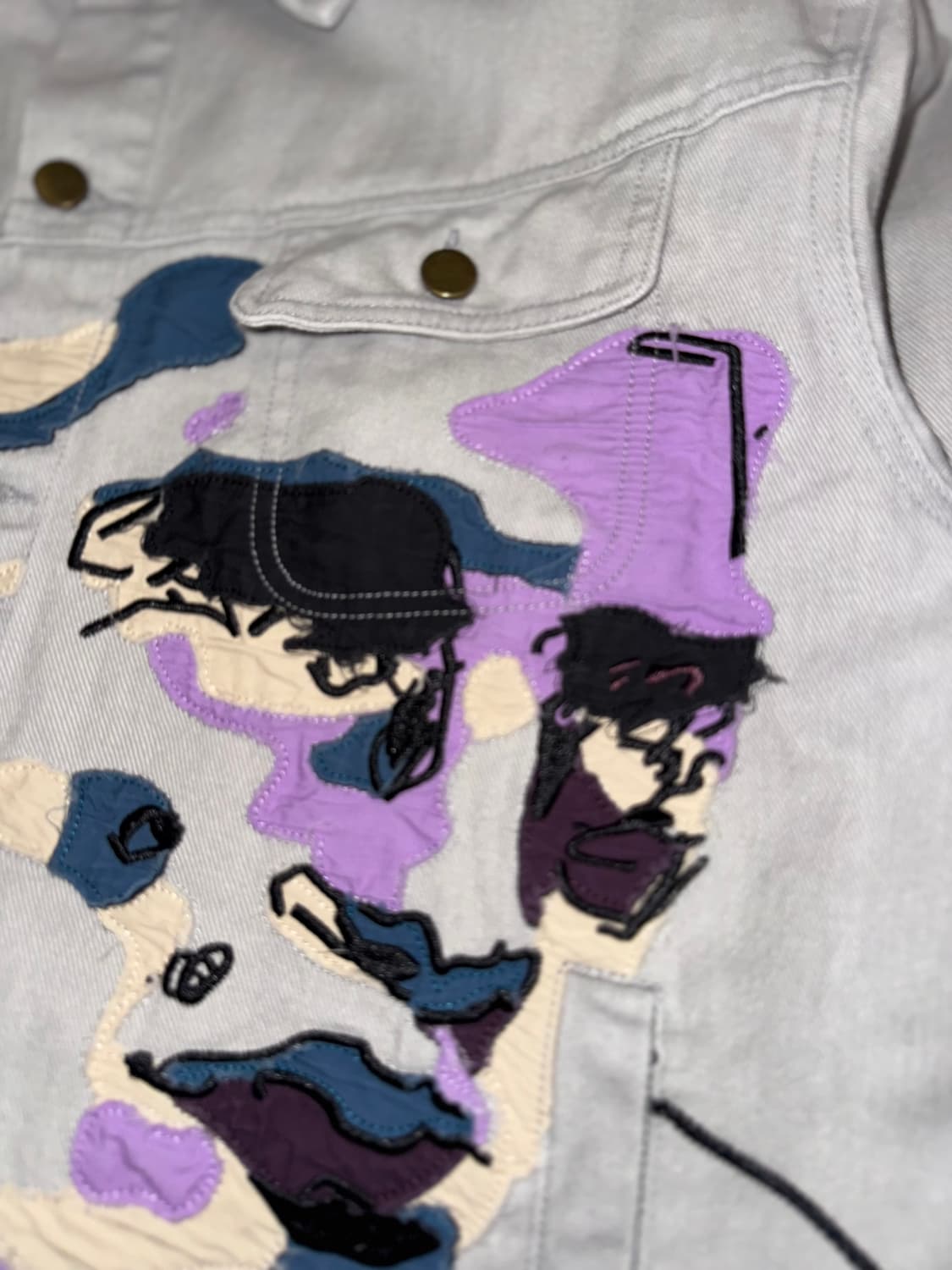 [L] KIDSUPER 키드슈퍼 23AW 엠브로이더리 트러커 자켓 상품이미지5