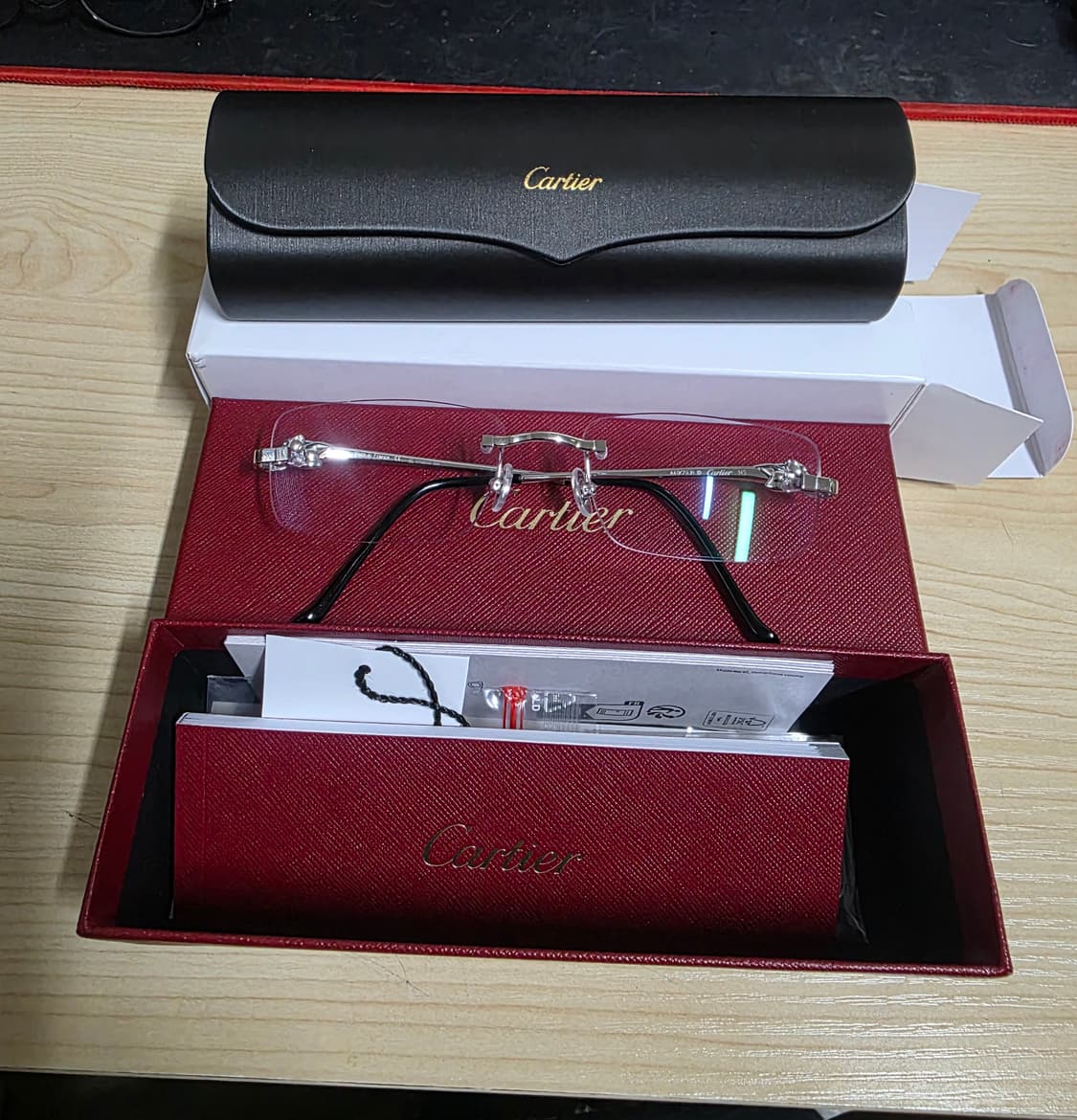 까르띠에 팬더 무테 안경테 CT0281O  상품이미지1