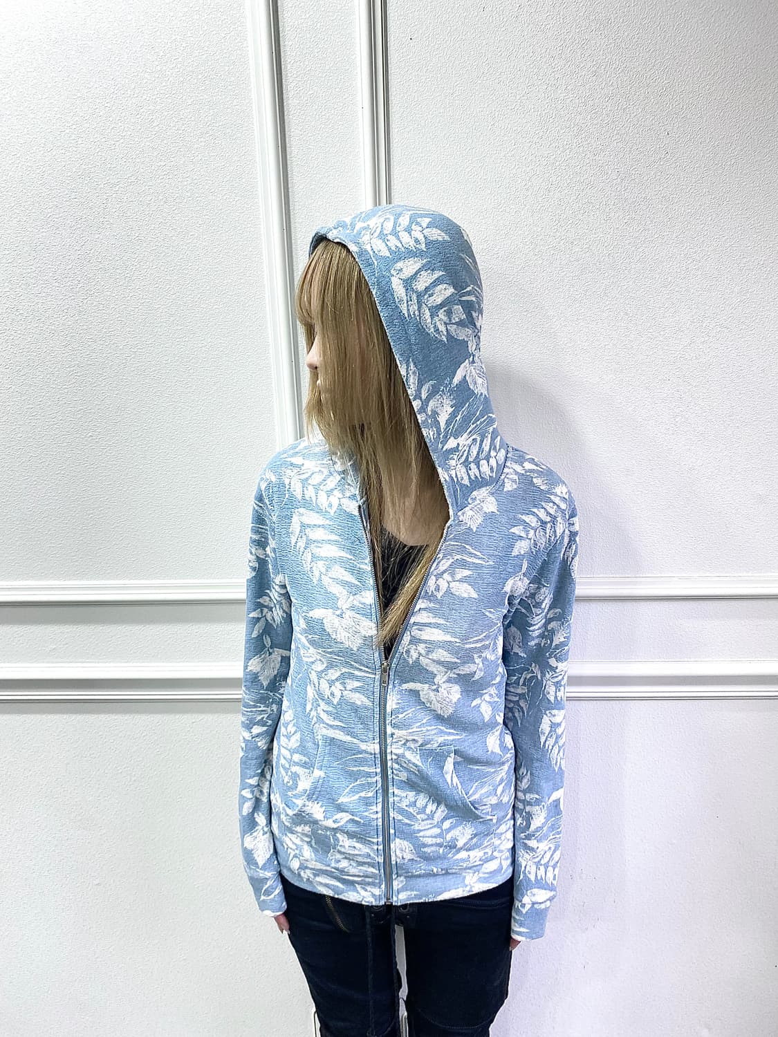 [Bernings sho] Sky Blue Y2K Mood Hoodie  상품이미지1