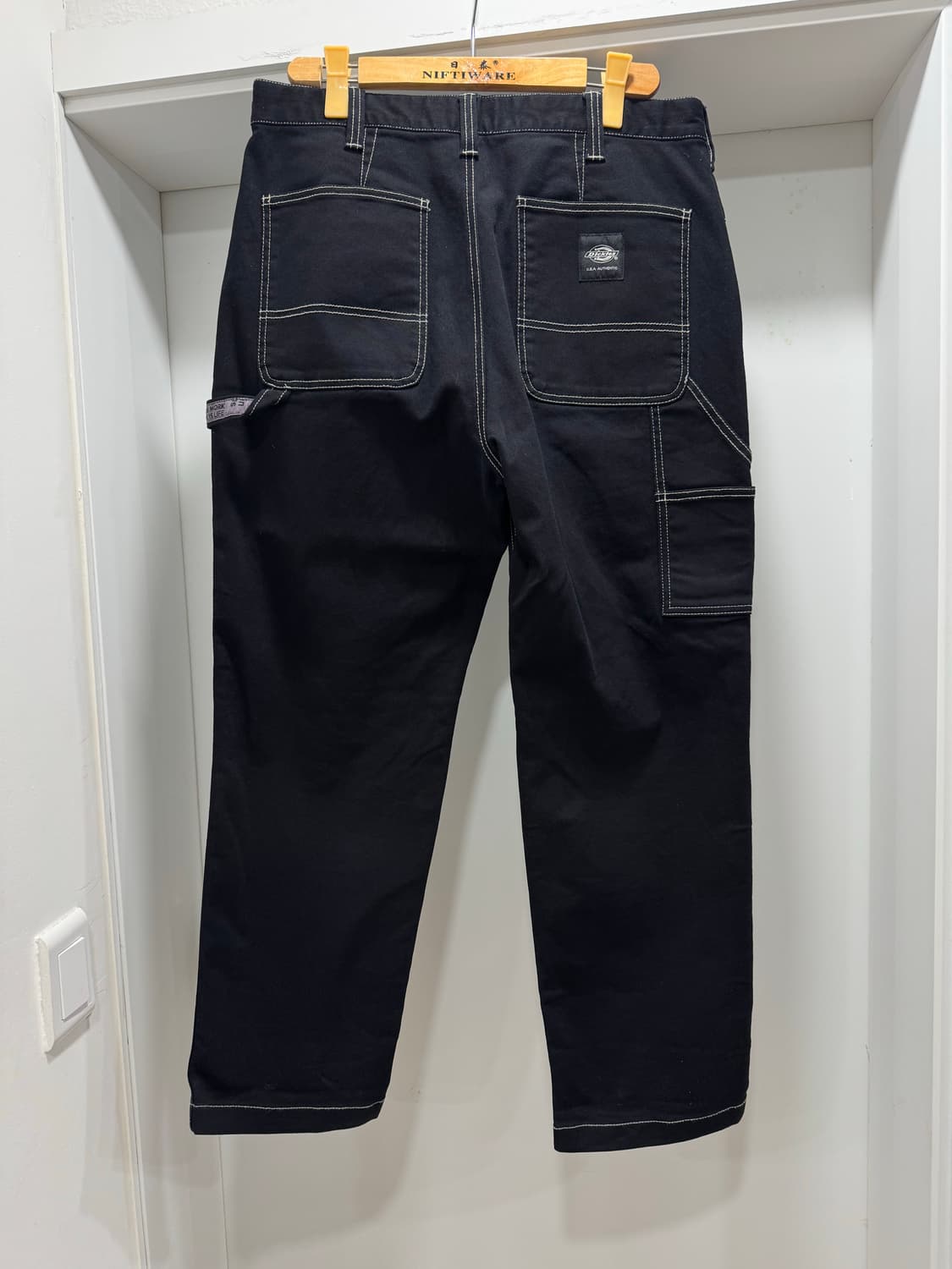 디키즈 블랙 카펜더 워크 팬츠 (34인치) 상품이미지3