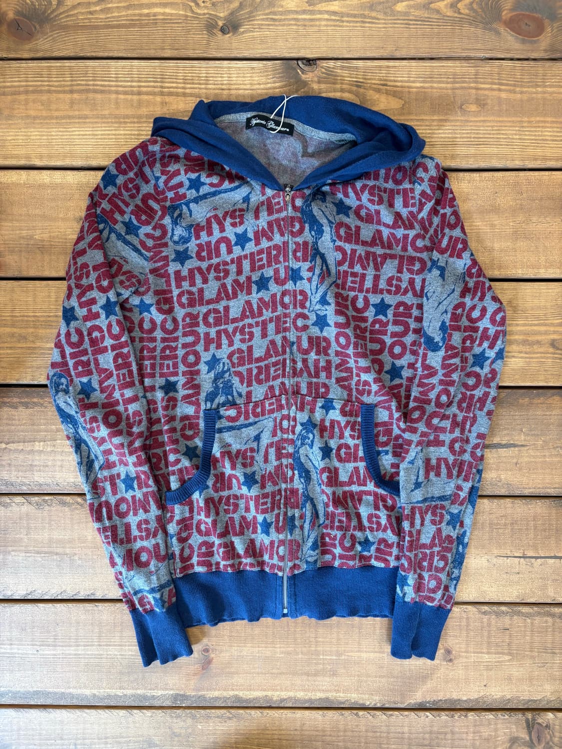 히스테릭글래머 스타 후드집업 상품이미지6