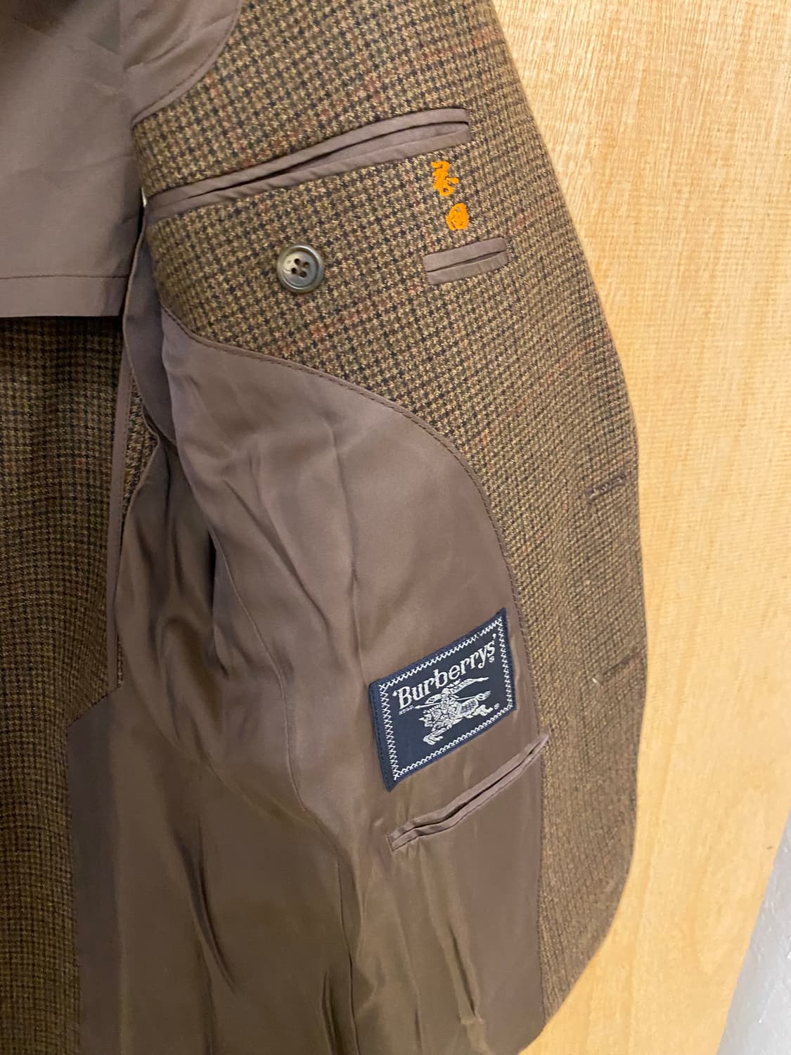 BURBERRY check jacket 버버리 울 체크 자켓 상품이미지5