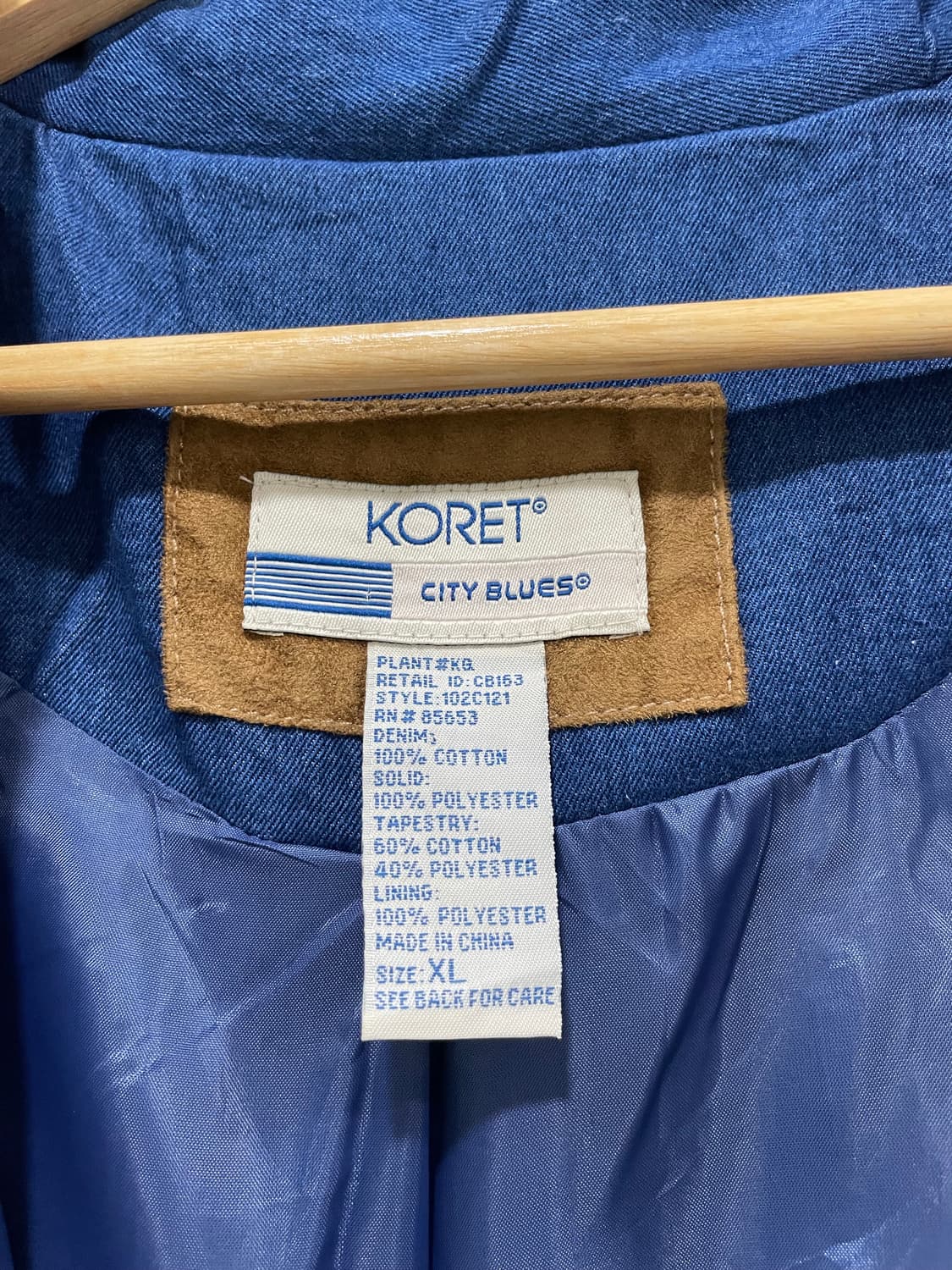 90s Koret City Blues 에스닉 패치워크 자켓 상품이미지3