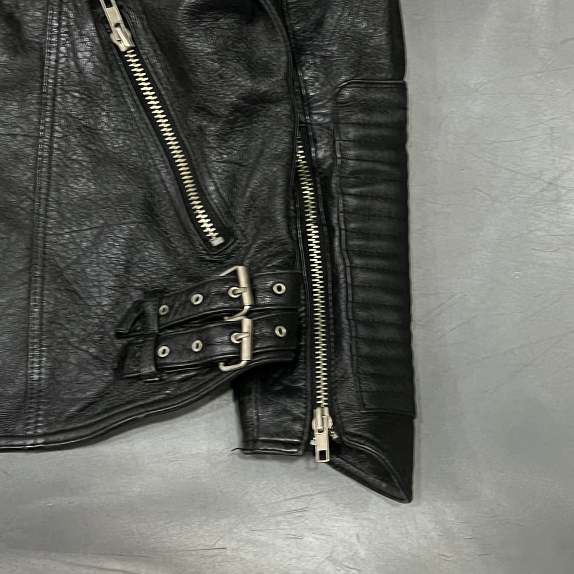  빈티지 양가죽 라이더 자켓 y15628 상품이미지4