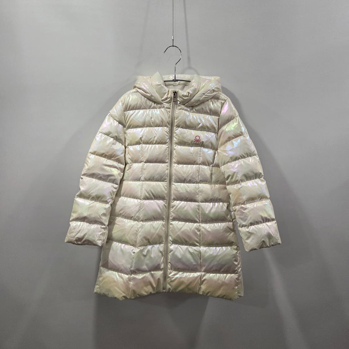 베네통 키즈 구스다운 롱패딩 130/7/8 상품이미지1