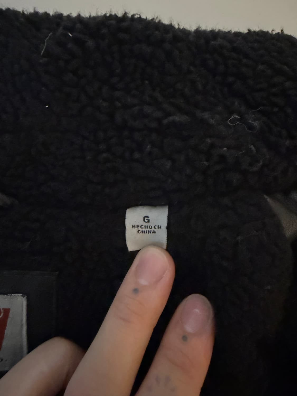 리바이스 쉐르파 블랙 레더 트러커 자켓 상품이미지6