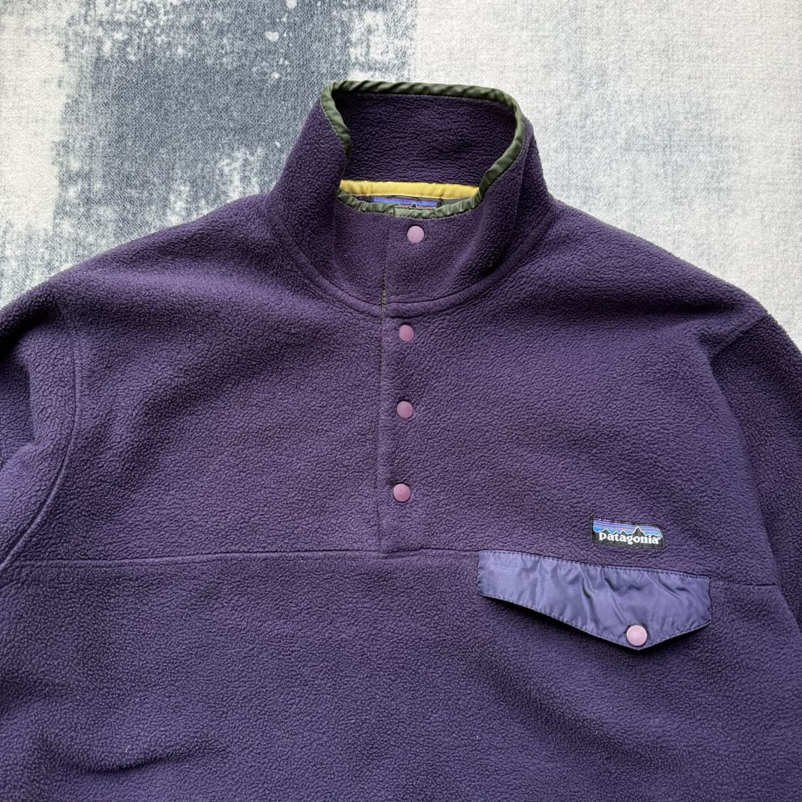90s 파타고니아 신칠라 스냅-T 퍼플/퍼플 자메이카 상품이미지2