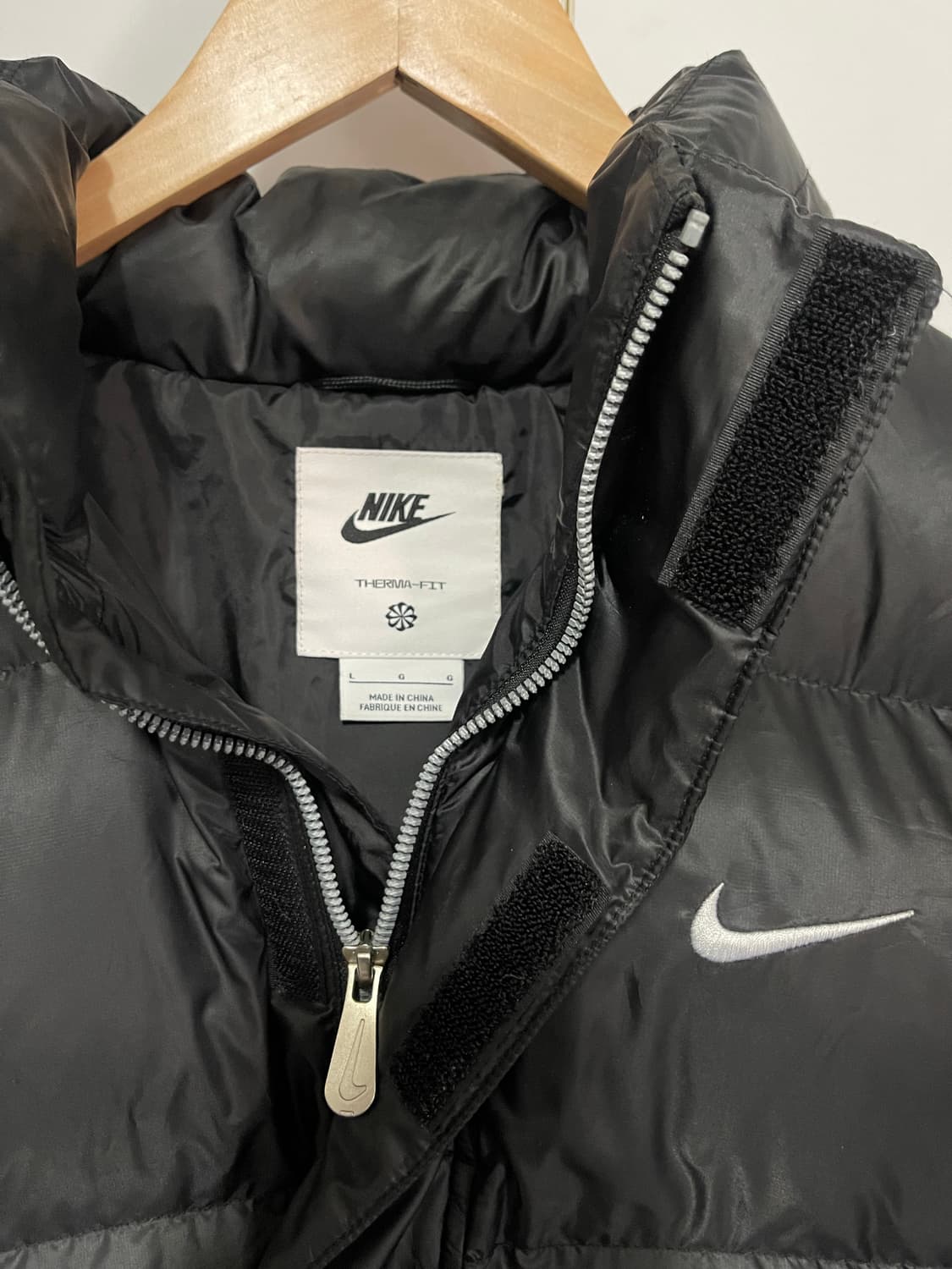 나이키 써마핏 블랙 패딩 L 상품이미지3