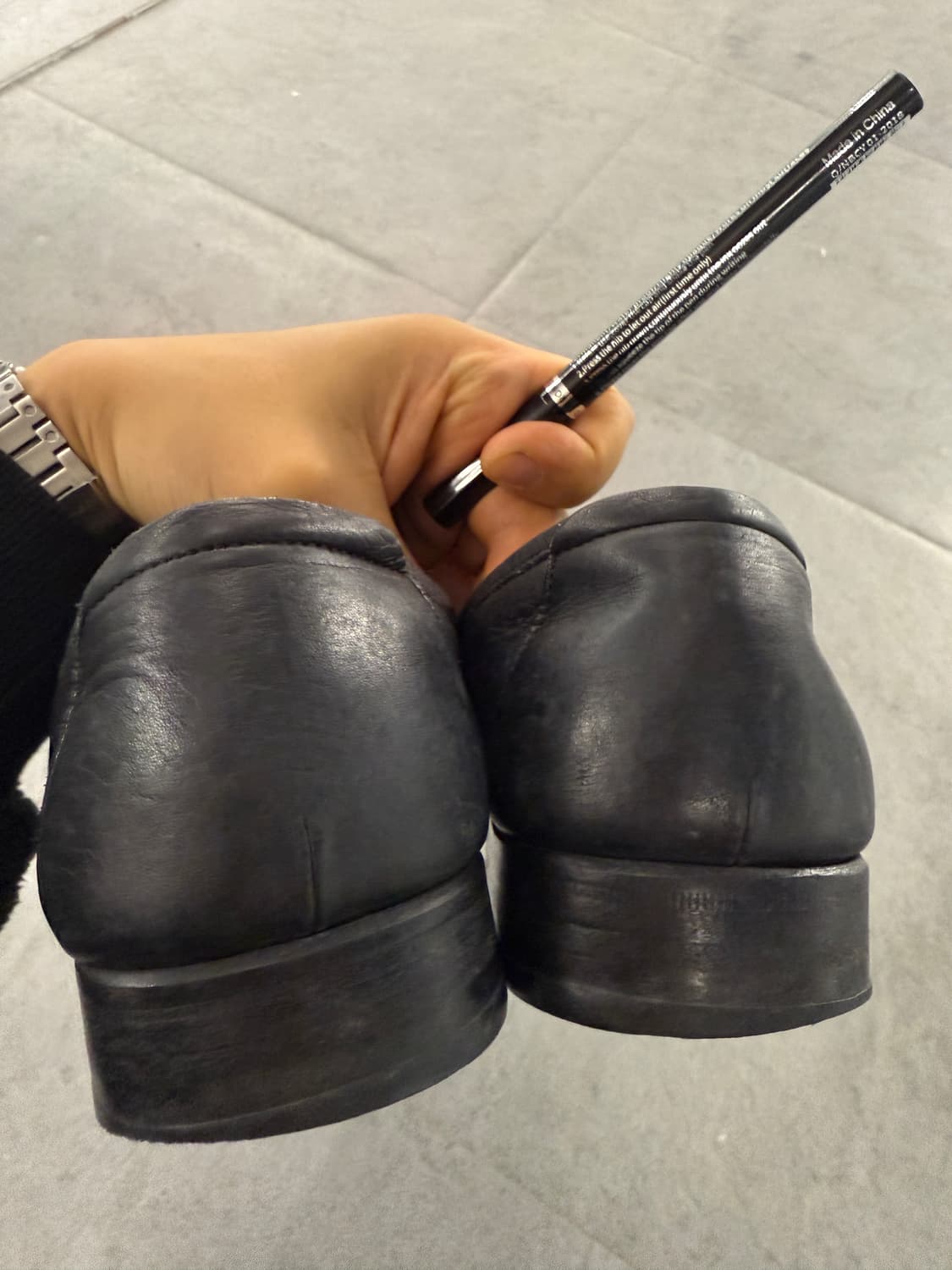 살바토레 페라가모 남성 블랙 로퍼 6.5EE 245-250 상품이미지4