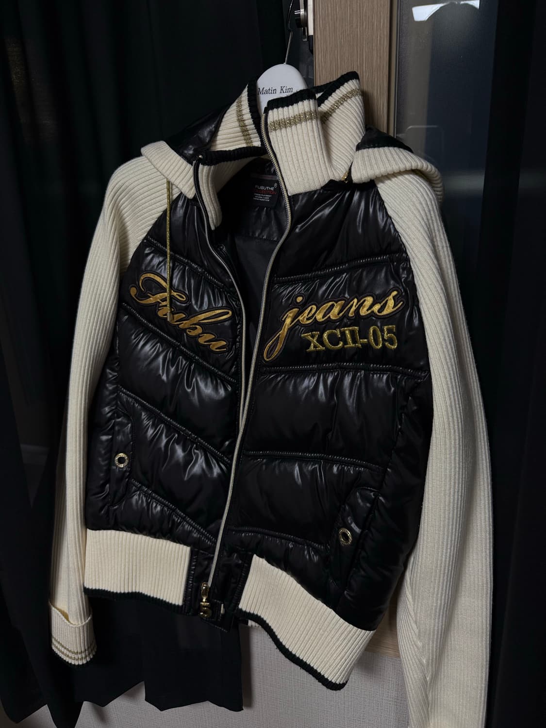 FUBU 빈티지 금사 갸루 Y2K 니트 패딩 상품이미지2