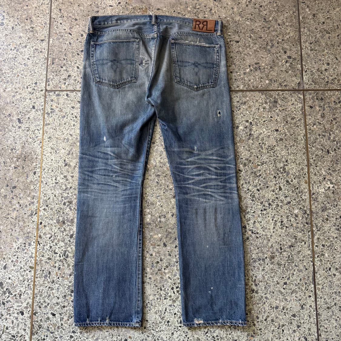 [38] RRL 더블알엘 로우스트라이트 더스트볼 셀비지 데님 팬츠 상품이미지2